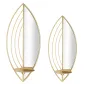 P/CAND LEAF ŚCIENNY PARA 18X13X41-15X13X35 cm